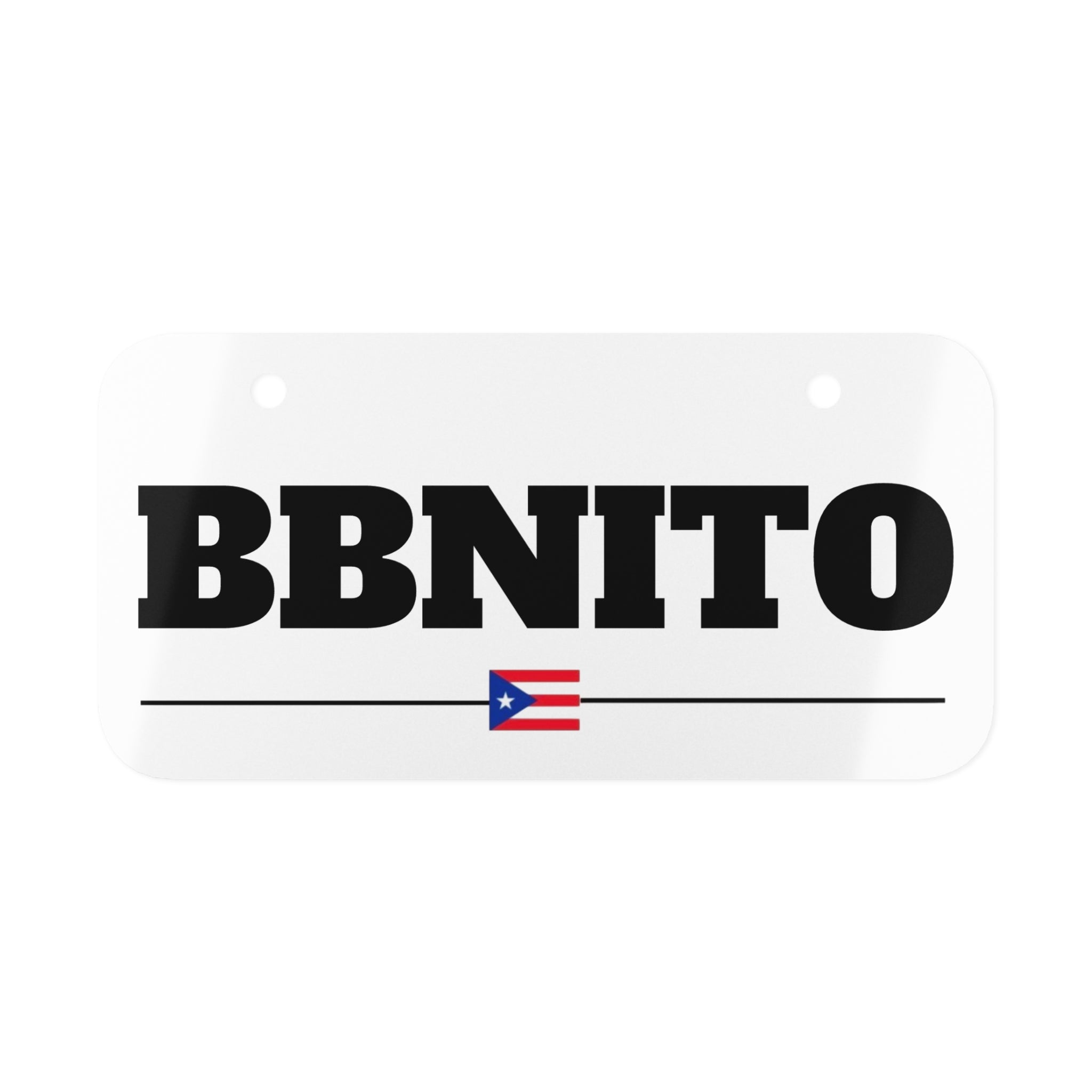 “BBNITO” Mini License Plate – Bad Bunny Inspired Custom Street Decor Tag