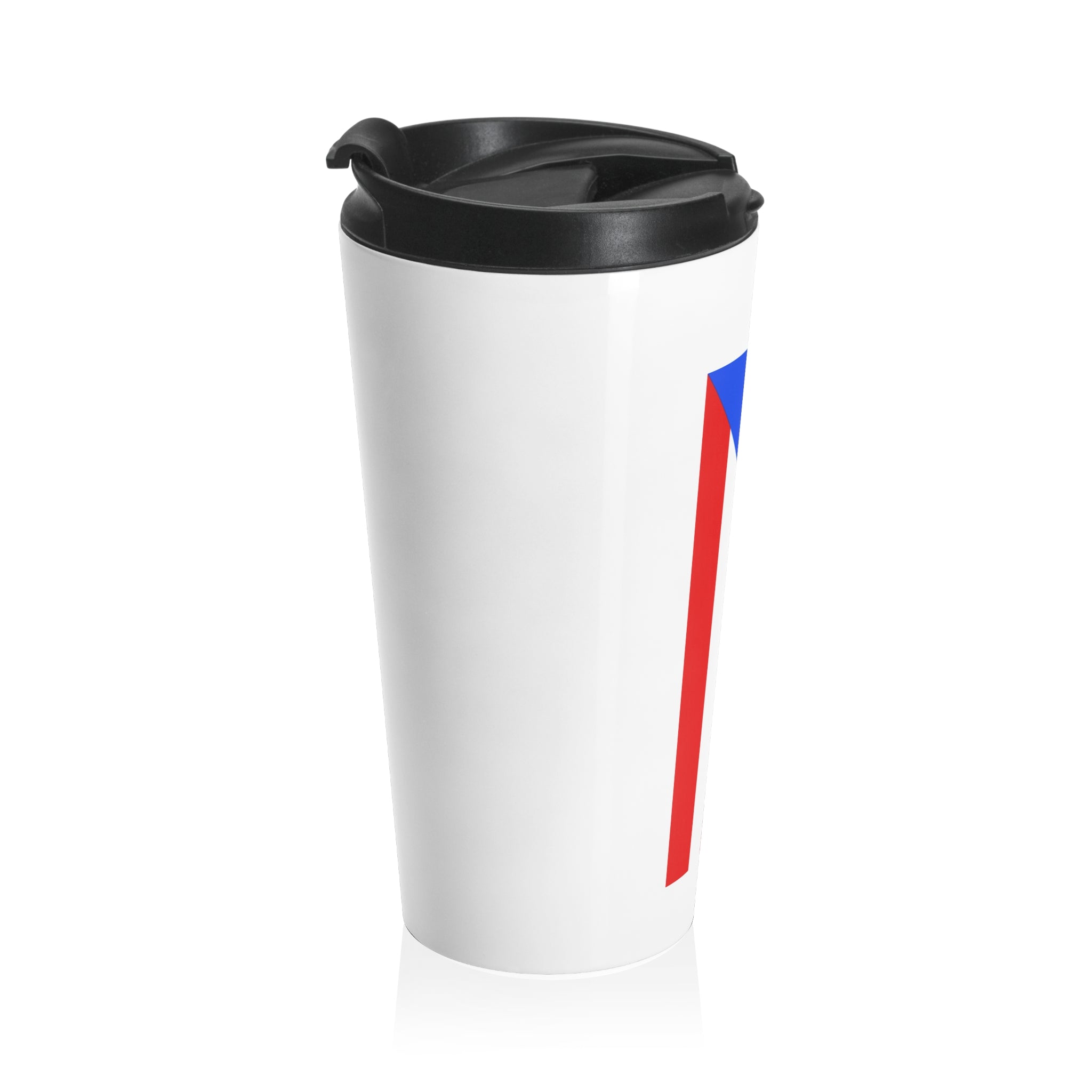 Puerto Rico Flag Stainless Steel Travel Mug – Insulated Streetwear Coffee Cup