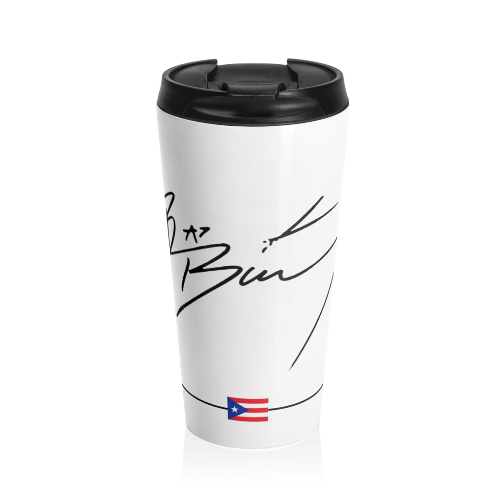 Bad Bunny Inspired Stainless Steel Travel Mug – Insulated Streetwear Coffee Cup