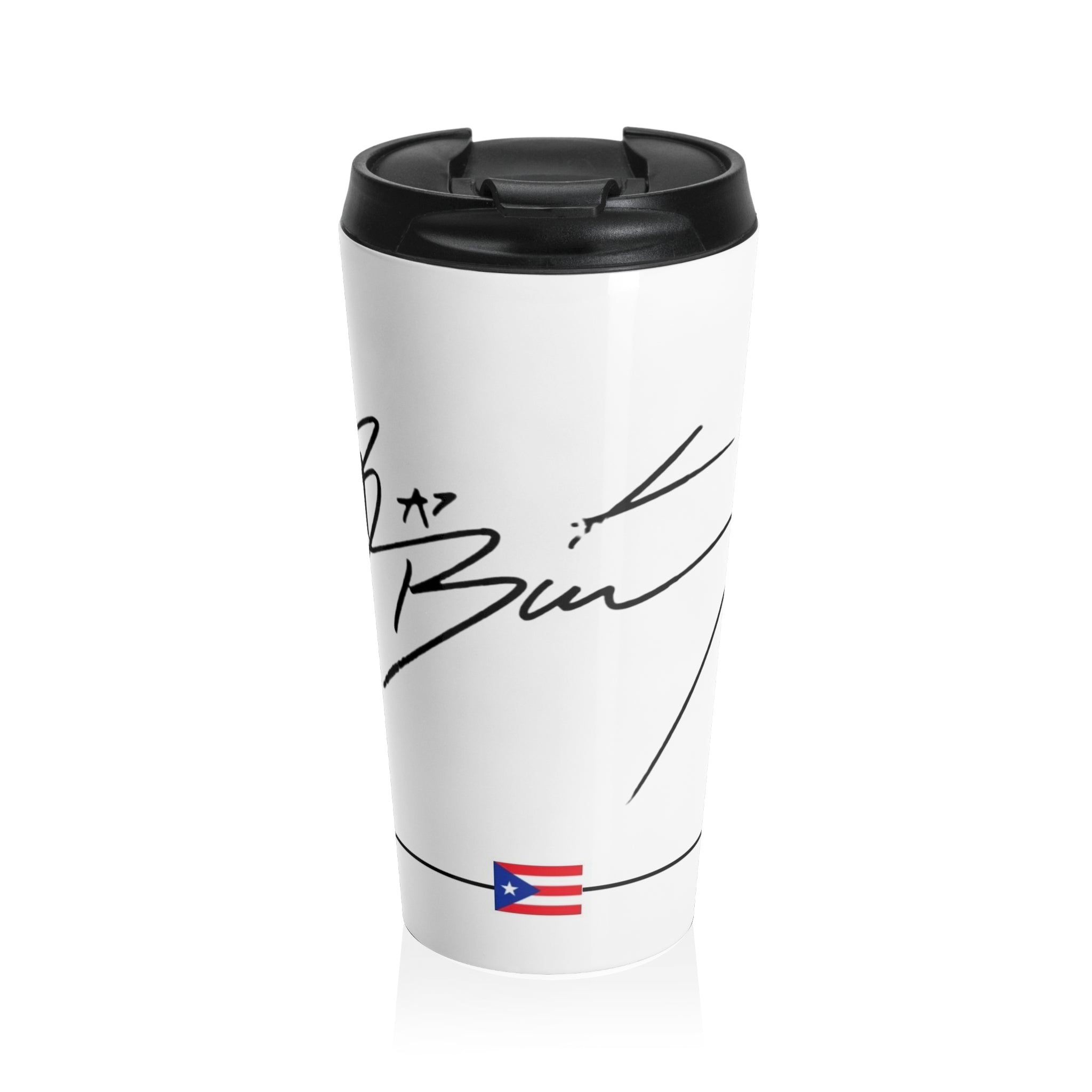 Bad Bunny Inspired Stainless Steel Travel Mug – Insulated Streetwear Coffee Cup