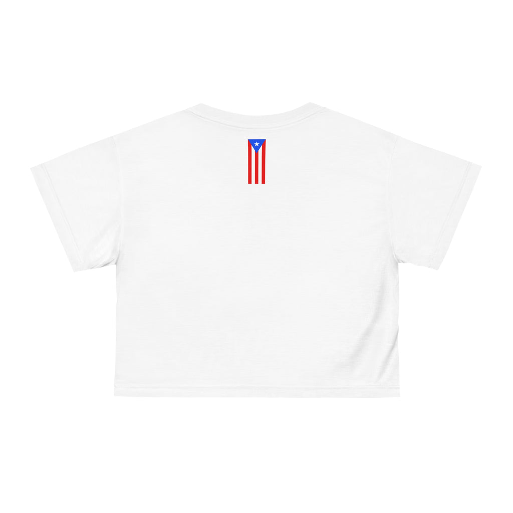 Bad Bunny Signature Crop Tee – Puerto Rico Inspired Women’s Streetwear Cropped T-Shirt