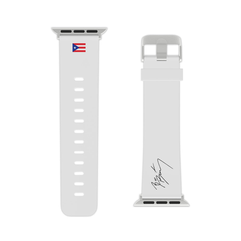 Bad Bunny Inspired Apple Watch Band – Streetwear Silicone Smartwatch Straps