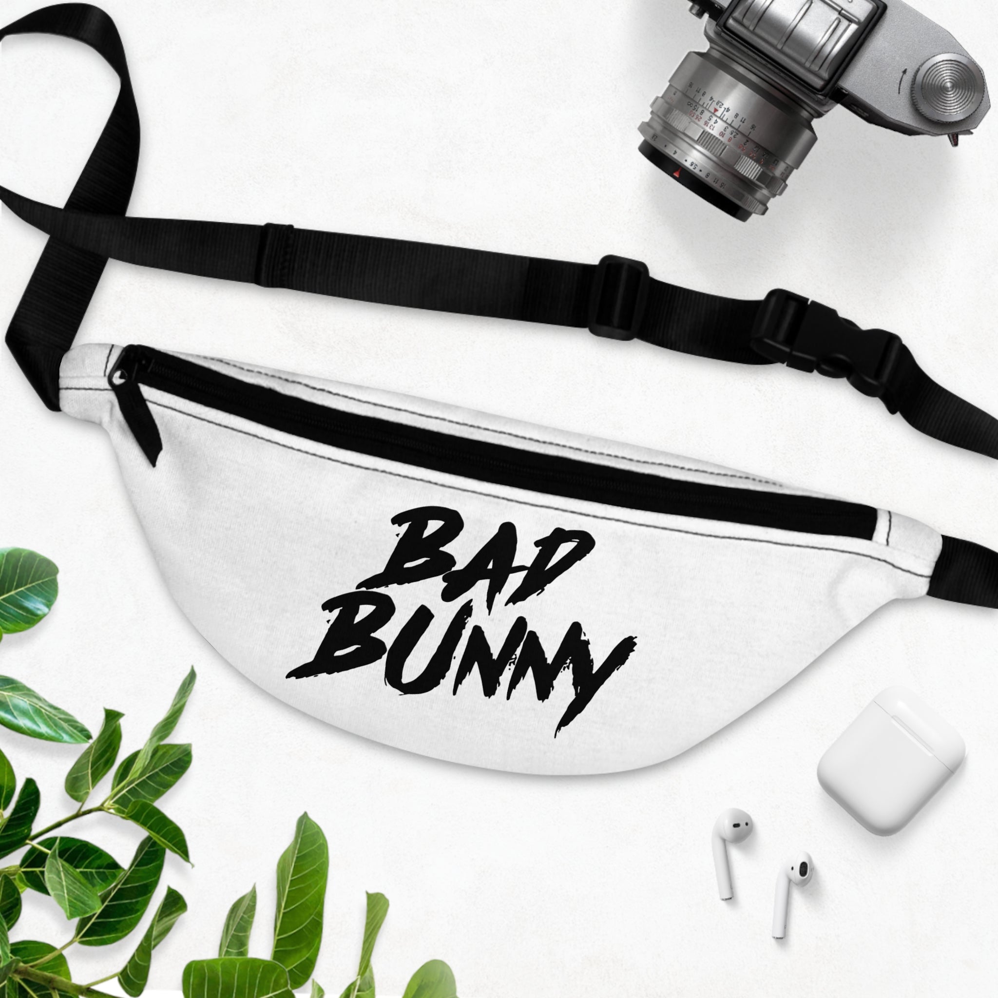 Bad Bunny Inspired Fanny Pack – Streetwear Waist Bag Crossbody Utility Pack