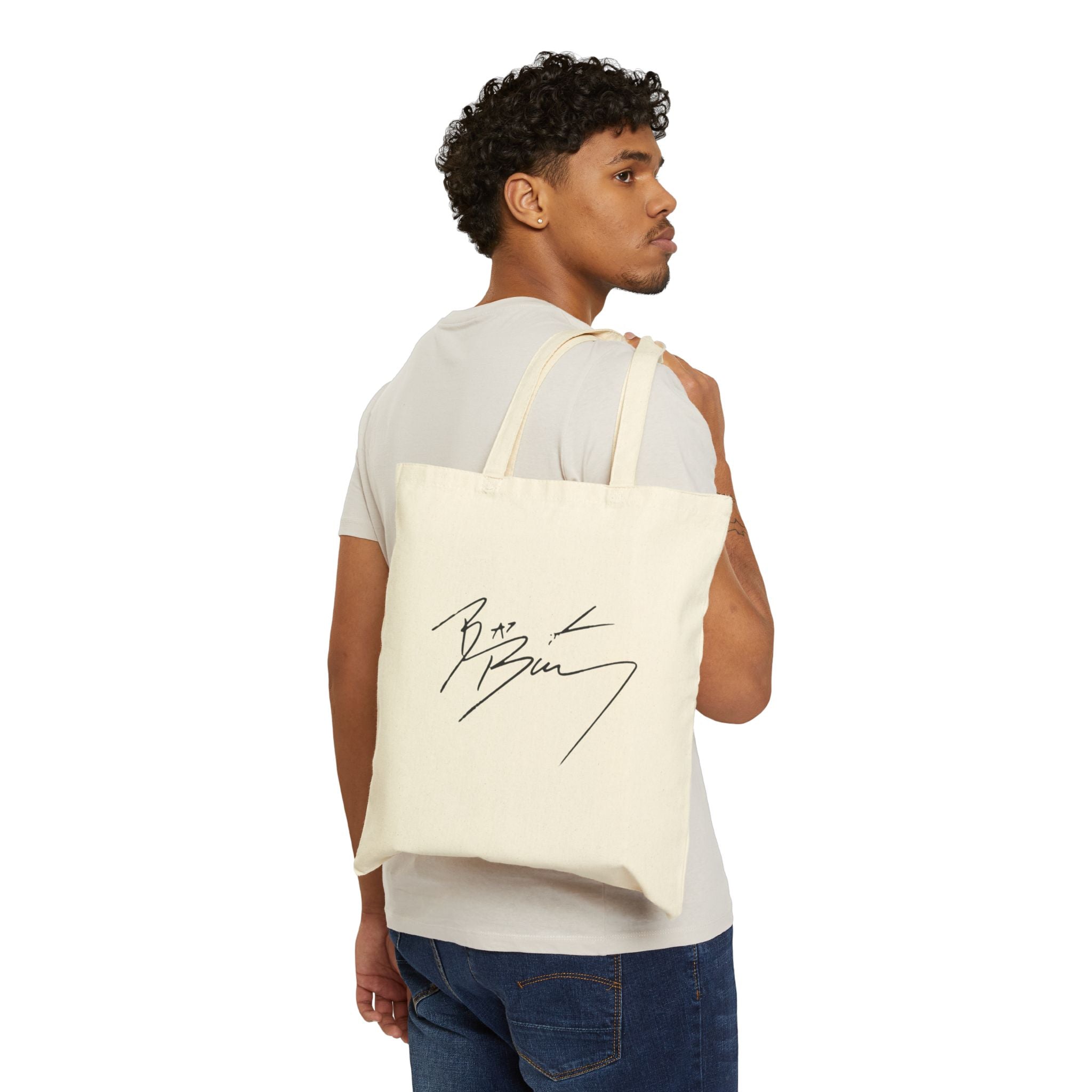 Bad Bunny Cotton Canvas Tote Bag – Streetwear Everyday Shopper Bag