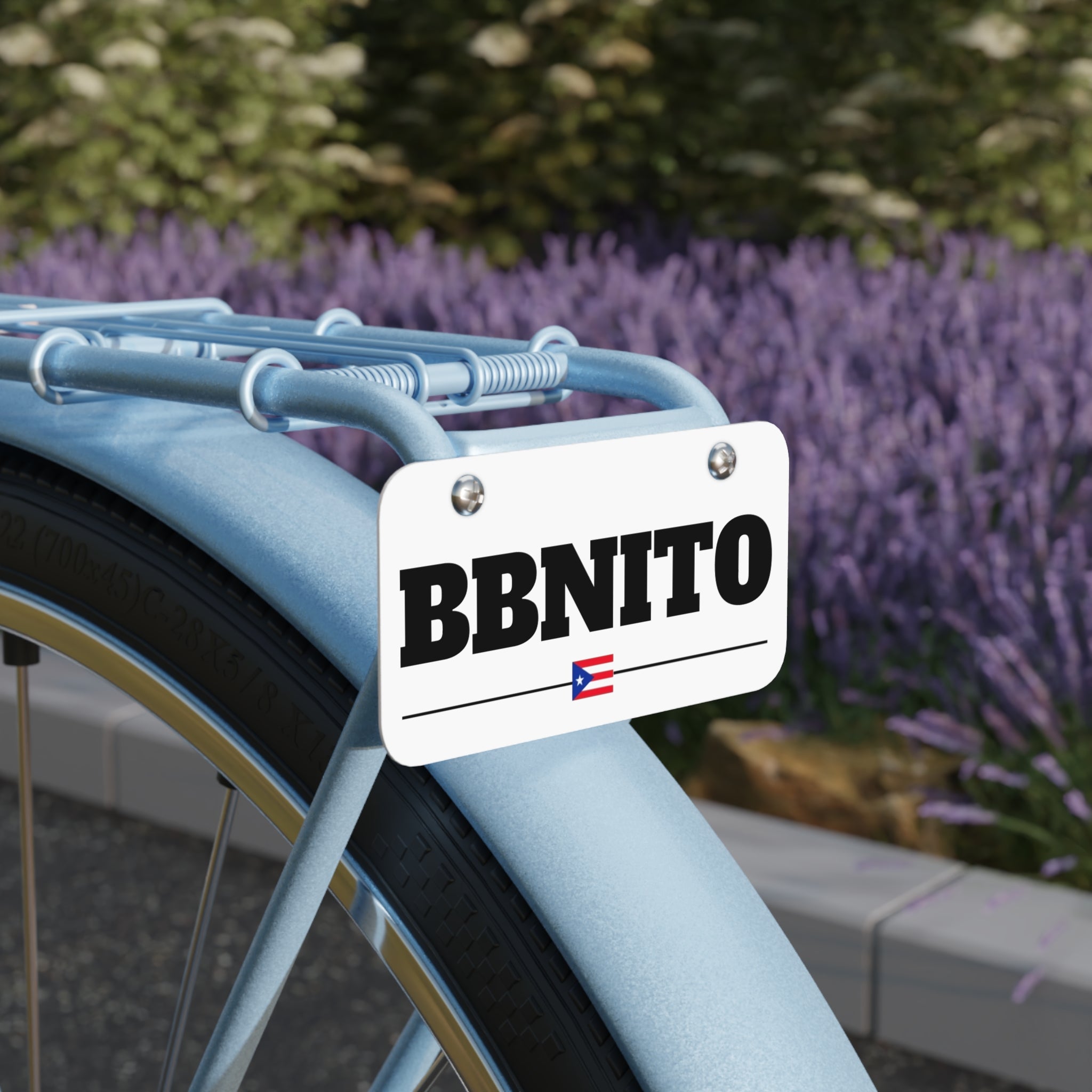 “BBNITO” Mini License Plate – Bad Bunny Inspired Custom Street Decor Tag
