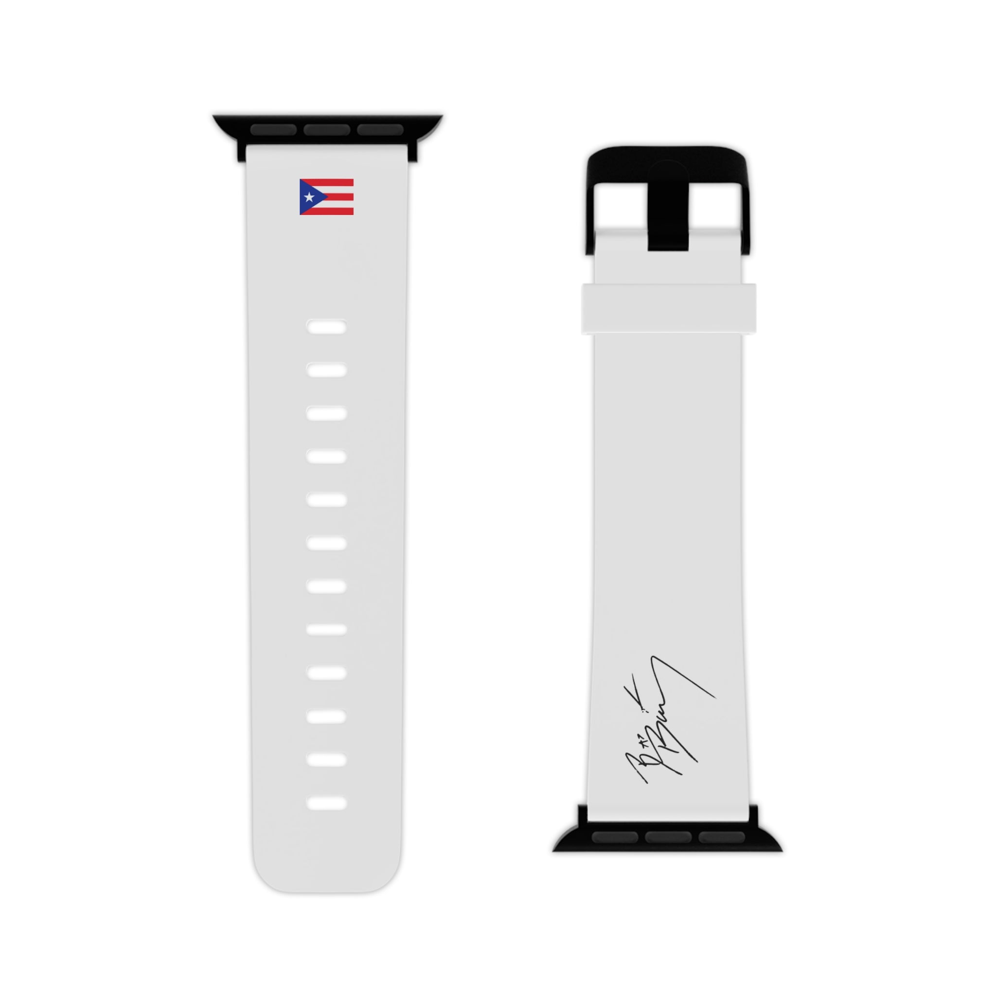Bad Bunny Inspired Apple Watch Band – Streetwear Silicone Smartwatch Straps