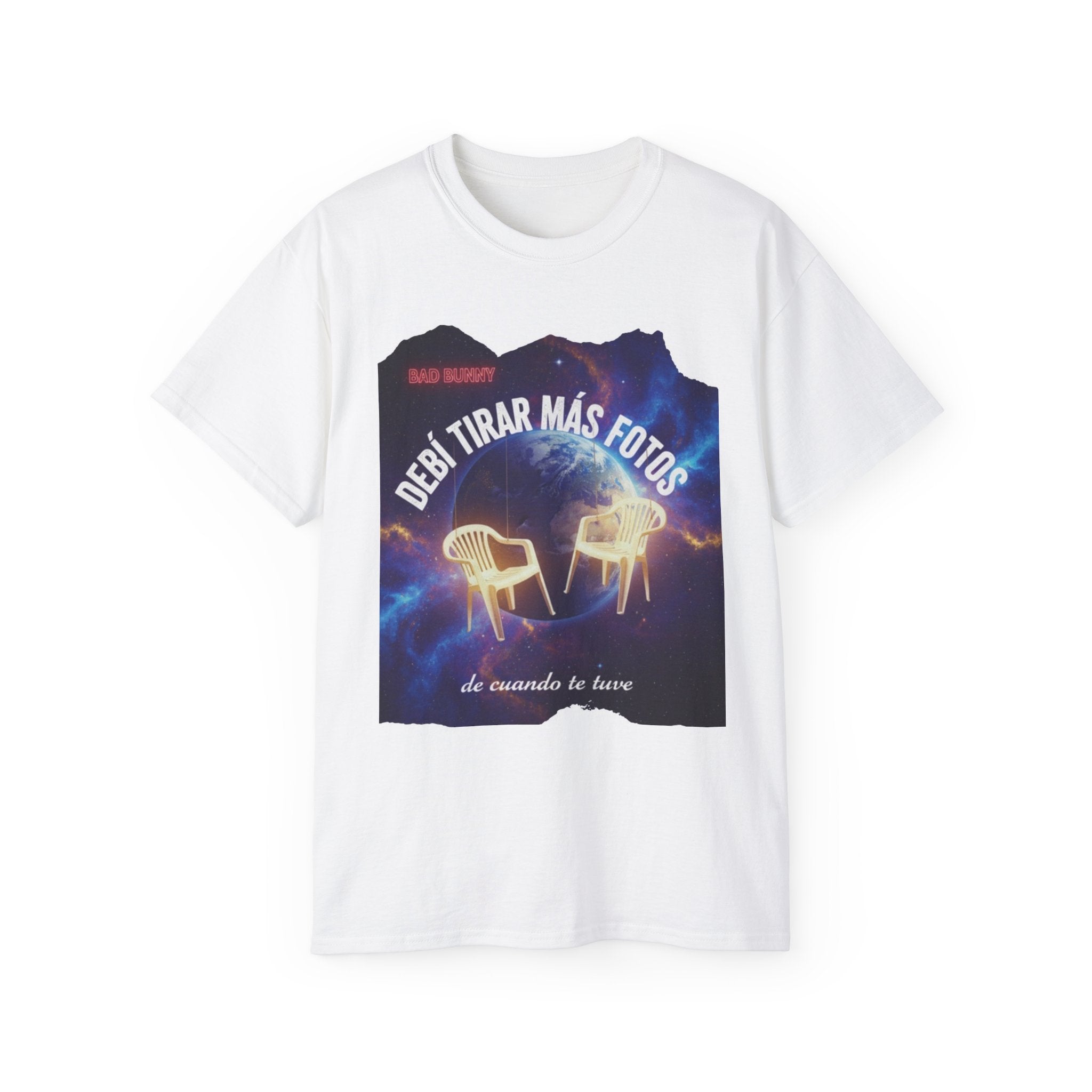 Bad Bunny “DTMF Space” Inspired T-Shirt – Puerto Rico Cosmic Streetwear Aesthetic Graphic Tee