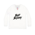 Bad Bunny Inspired Women’s Long Sleeve V-Neck Shirt – Streetwear Style Top