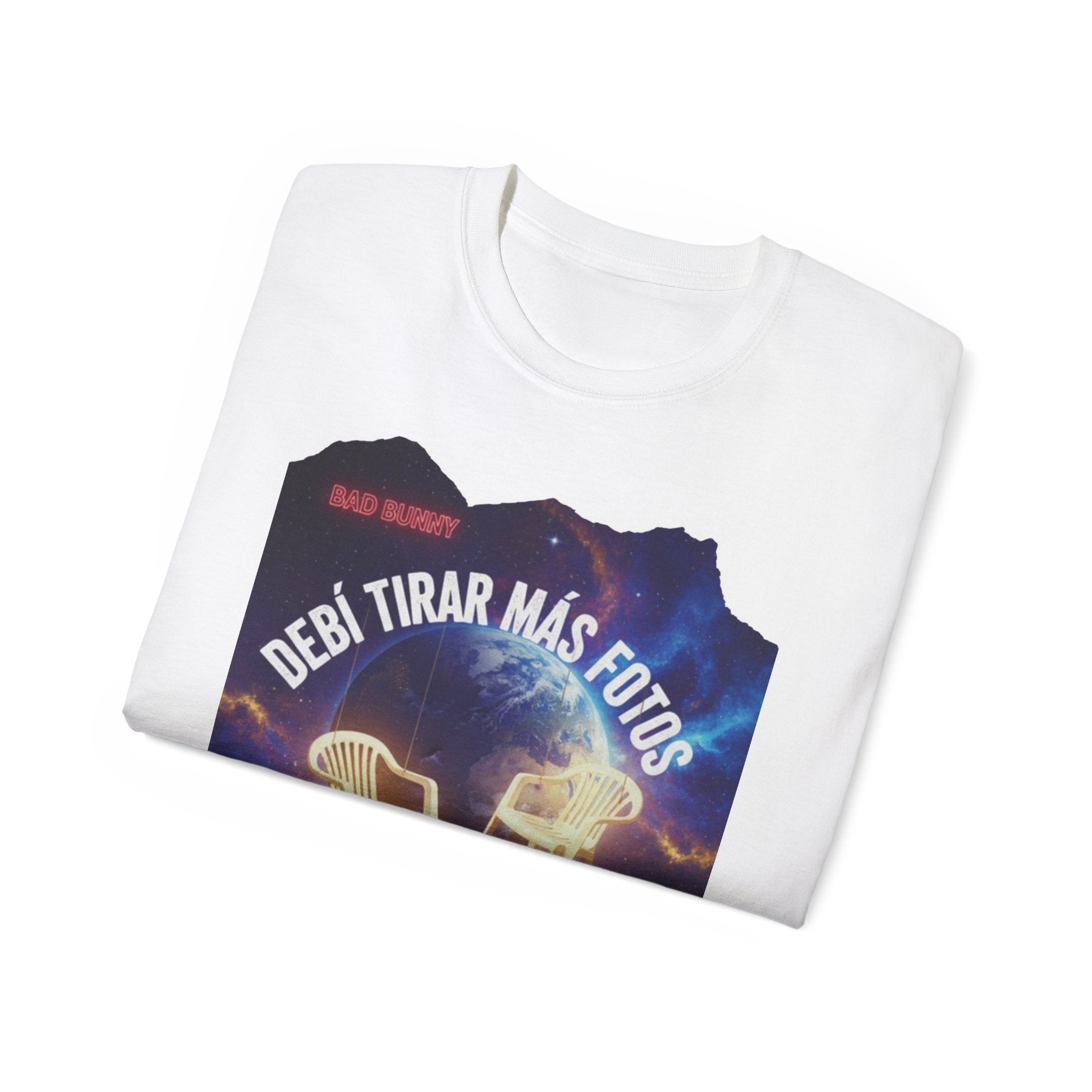 Bad Bunny “DTMF Space” Inspired T-Shirt – Puerto Rico Cosmic Streetwear Aesthetic Graphic Tee