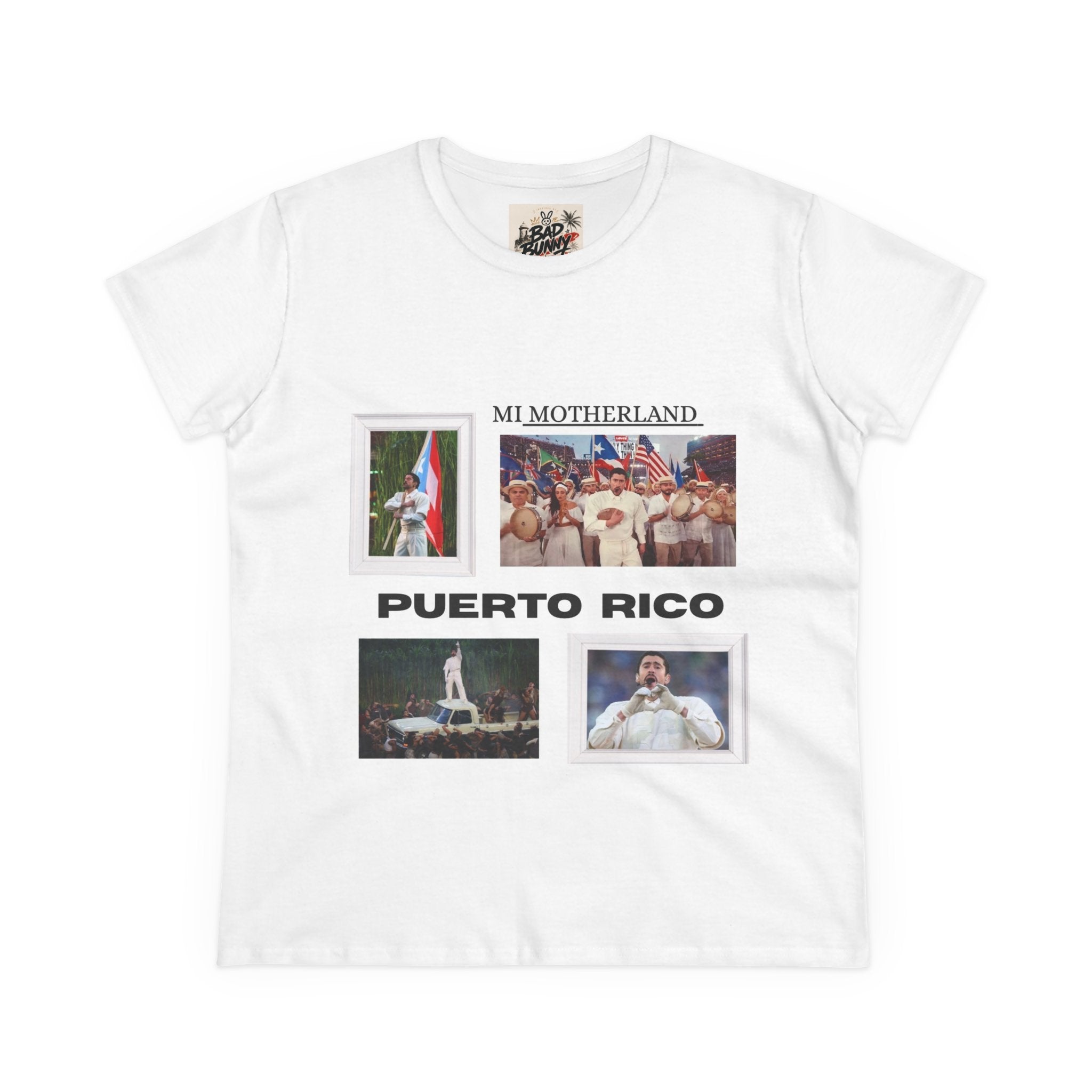 Women’s “Mi Motherland” Puerto Rico Style T-Shirt – Island Pride Aesthetic Streetwear Tee