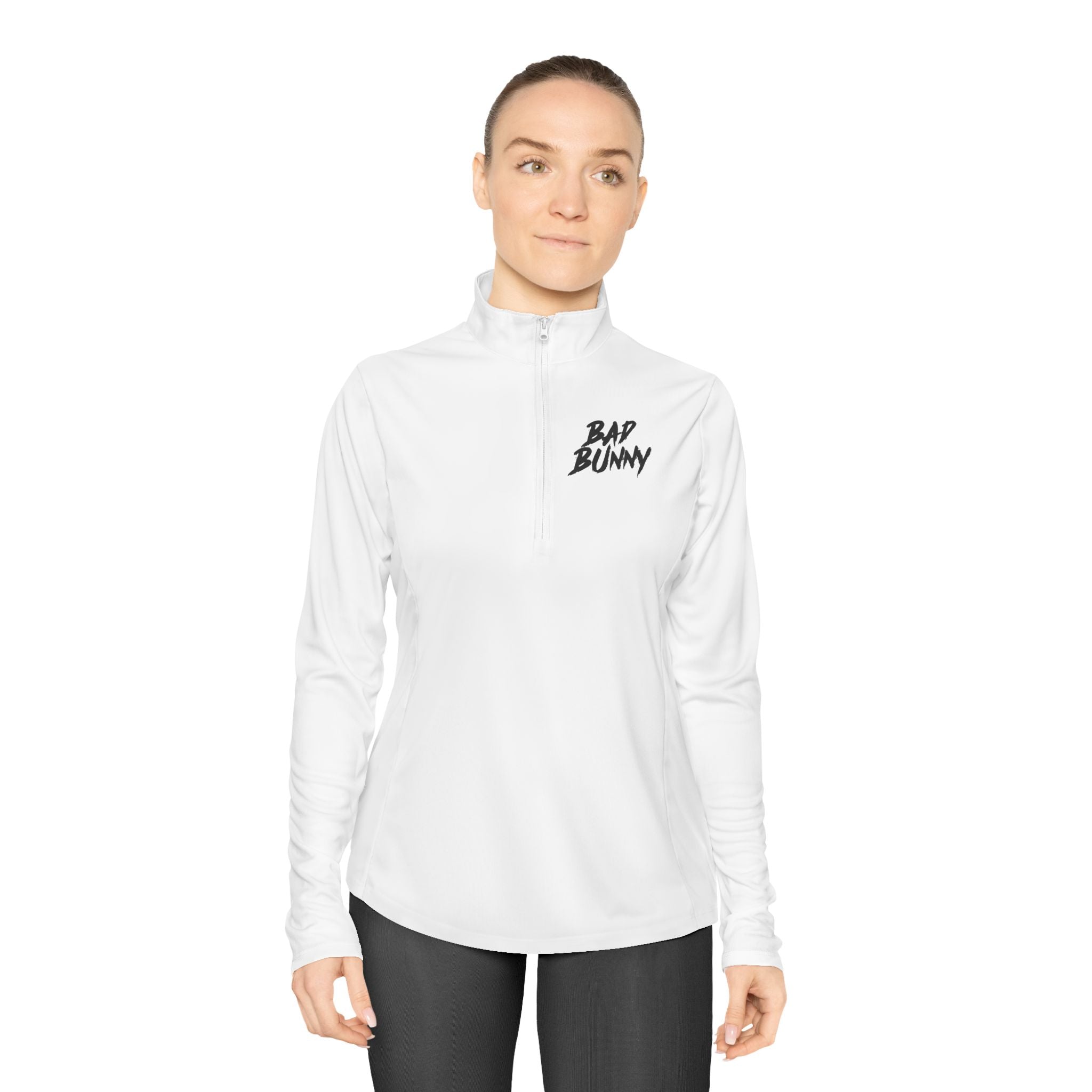 Bad Bunny Inspired Quarter Zip Pullover – Puerto Rico Streetwear Aesthetic Zip Sweatshirt